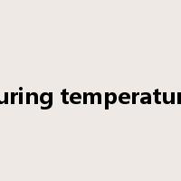 curing temperature是什么意思