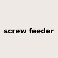 screw feeder是什么意思