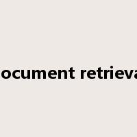 document retrieval是什么意思