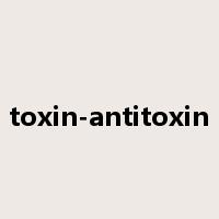 toxin-antitoxin是什么意思