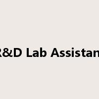 R&D Lab Assistant是什么意思