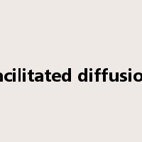 facilitated diffusion是什么意思