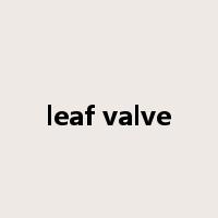 leaf valve是什么意思
