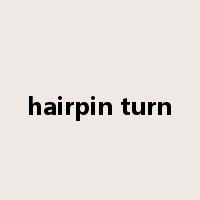 hairpin turn是什么意思
