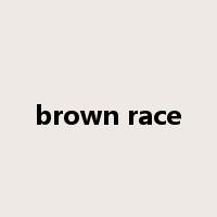 brown race是什么意思