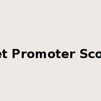 Net Promoter Score是什么意思