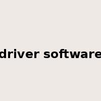 driver software是什么意思