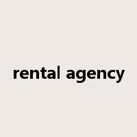 rental agency是什么意思