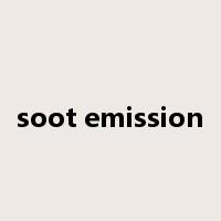 soot emission是什么意思