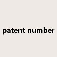 patent number是什么意思
