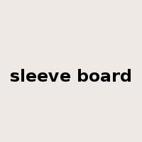 sleeve board是什么意思