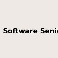 Electrical & Software Senior Engineer是什么意思