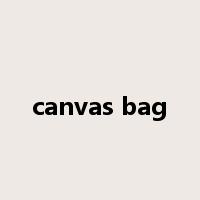 canvas bag是什么意思