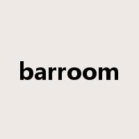 barroom是什么意思