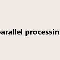 parallel processing是什么意思