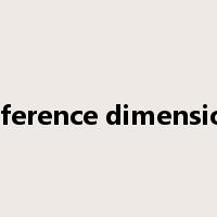 reference dimension是什么意思