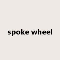 spoke wheel是什么意思