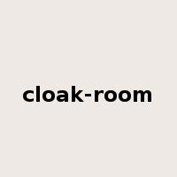 cloak-room是什么意思