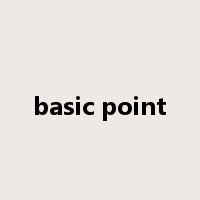 basic point是什么意思