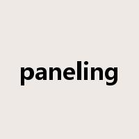 paneling是什么意思