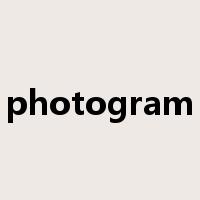 photogram是什么意思