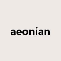 aeonian是什么意思