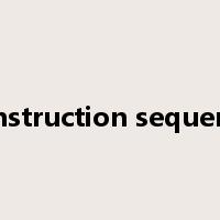 construction sequence是什么意思