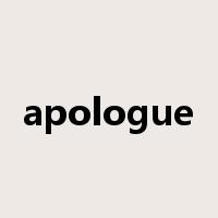 apologue是什么意思