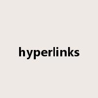 hyperlinks是什么意思