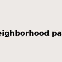 neighborhood park是什么意思