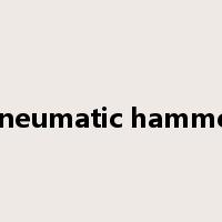 pneumatic hammer是什么意思
