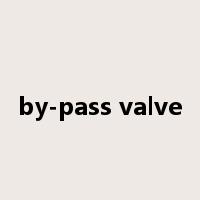 by-pass valve是什么意思