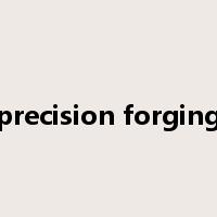 precision forging是什么意思