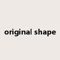 original shape是什么意思