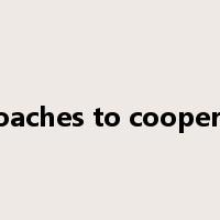 approaches to cooperation是什么意思