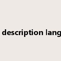 page description language是什么意思
