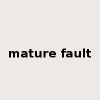 mature fault是什么意思