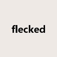 flecked是什么意思