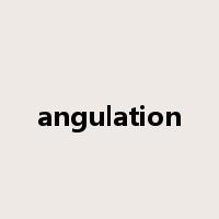 angulation是什么意思
