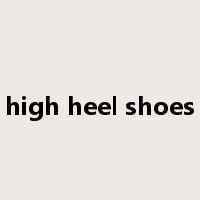 high heel shoes是什么意思