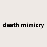 death mimicry是什么意思