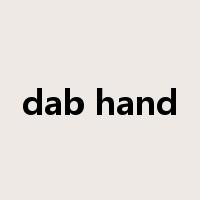dab hand是什么意思