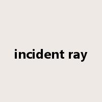 incident ray是什么意思