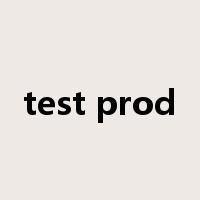 test prod是什么意思
