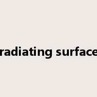 radiating surface是什么意思