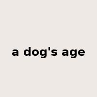a dog's age是什么意思