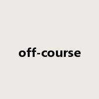 off-course是什么意思