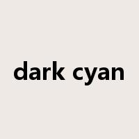 dark cyan是什么意思