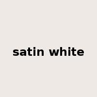 satin white是什么意思