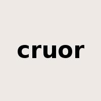 cruor是什么意思
